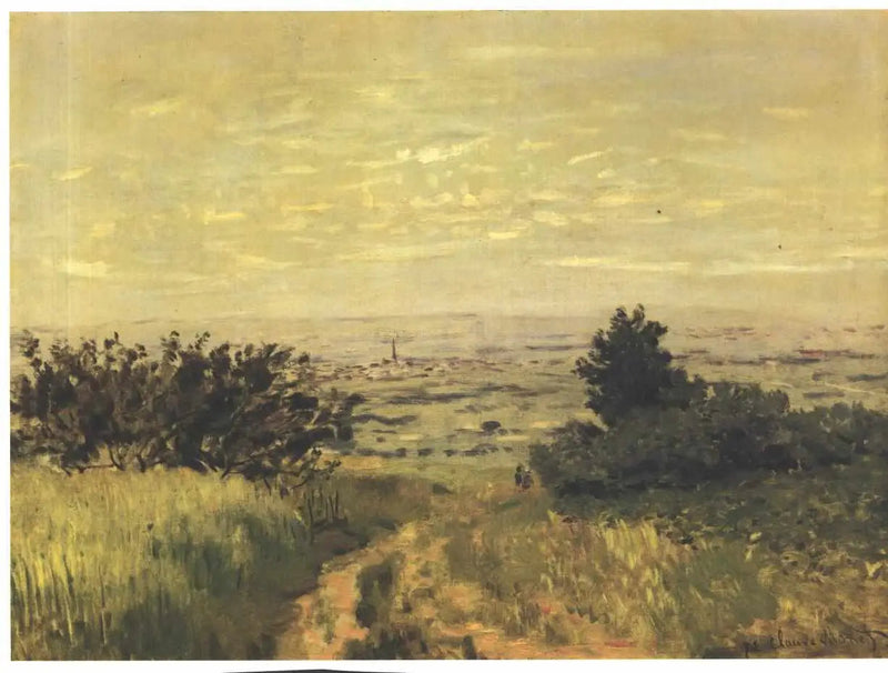 วิวทุ่งราบที่อาร์ฌ็องตอย, เนินเขาซันนัวส์ - Claude Monet