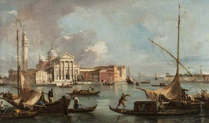 Vue de San Giorgio Maggiore Venise - Francesco Guardi - Alpha Reproduction
