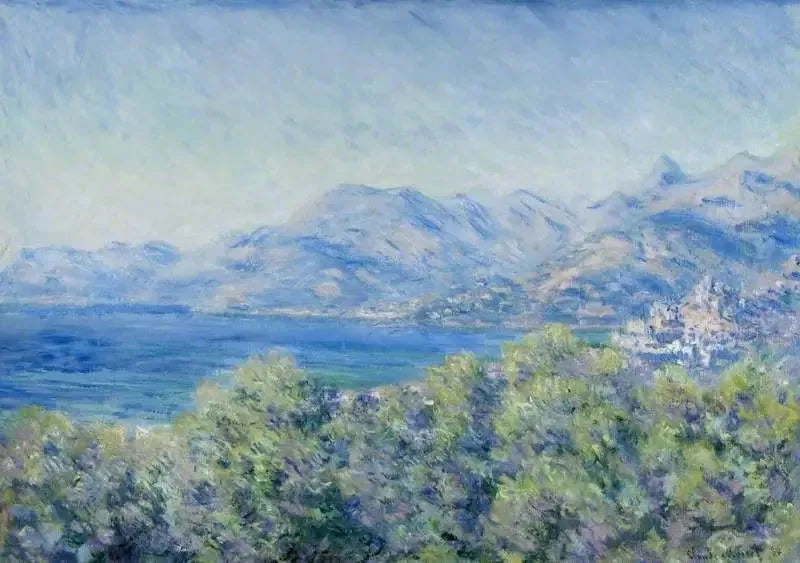วิวของเวนติมิกเลีย - Claude Monet