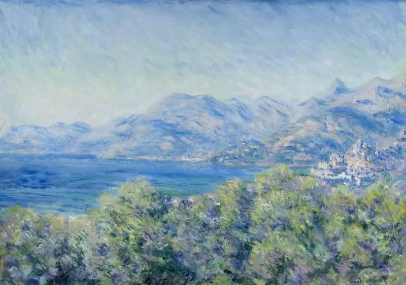 วิวของเวนติมิกเลีย - Claude Monet