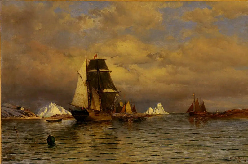 วิวจาก Battle Harbour - William Bradford