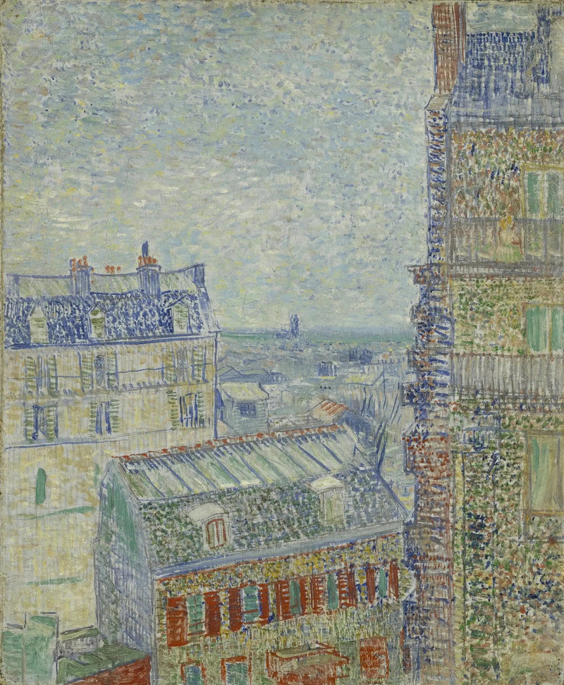 วิวหลังคาของปารีส - Vincent van Gogh
