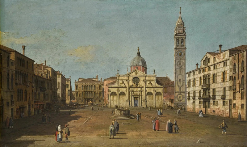 ภาพมุมมองของ Campo Santa Maria Formosa - Canaletto