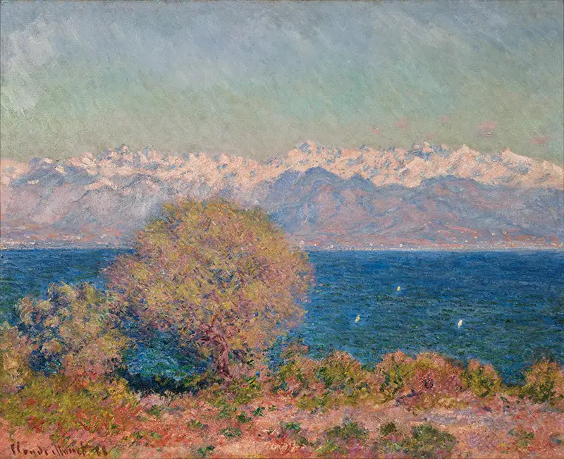 วิวของแหลมอองติบ - Claude Monet