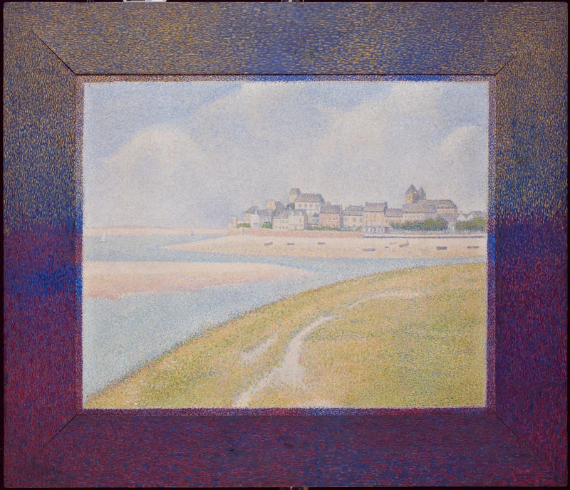 วิวของ Crotoy จากด้านบน - Georges Seurat