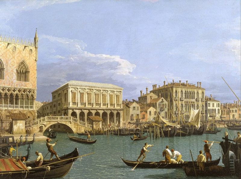 วิวของ Riva degli Schiavoni, เวนิส - Canaletto