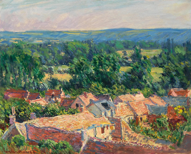 วิวหมู่บ้านกีแวร์นี - Claude Monet