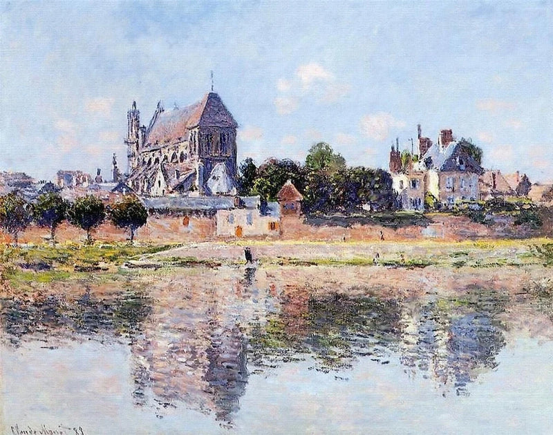 วิวโบสถ์แห่งแวร์นง - Claude Monet