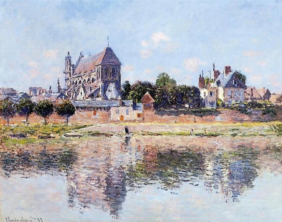 วิวโบสถ์แห่งแวร์นง - Claude Monet
