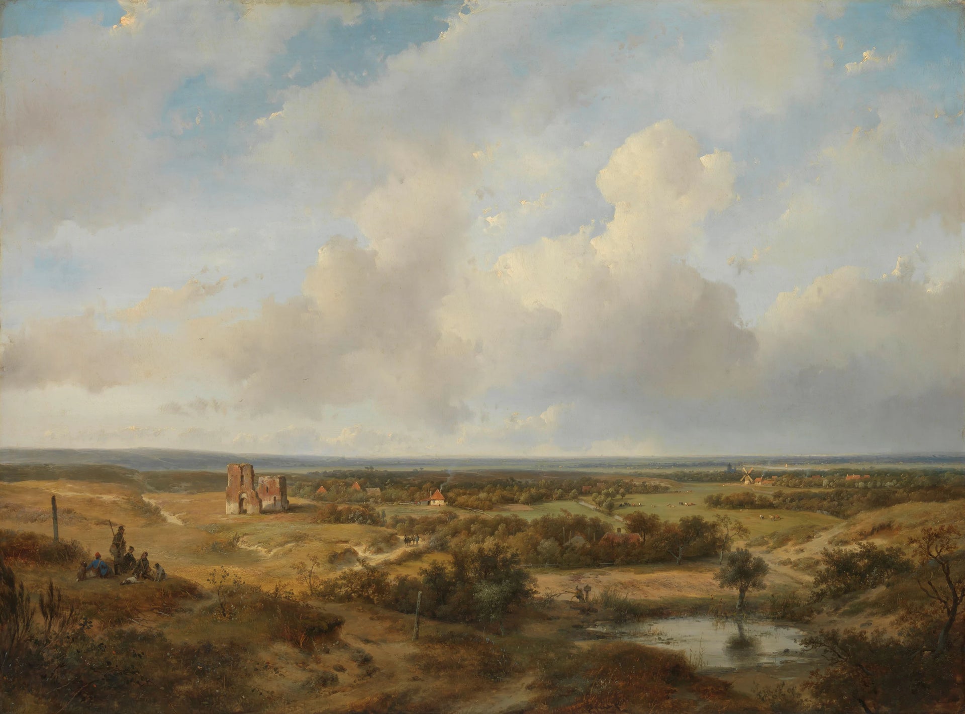 Vue de Haarlem - Andreas Schelfhout