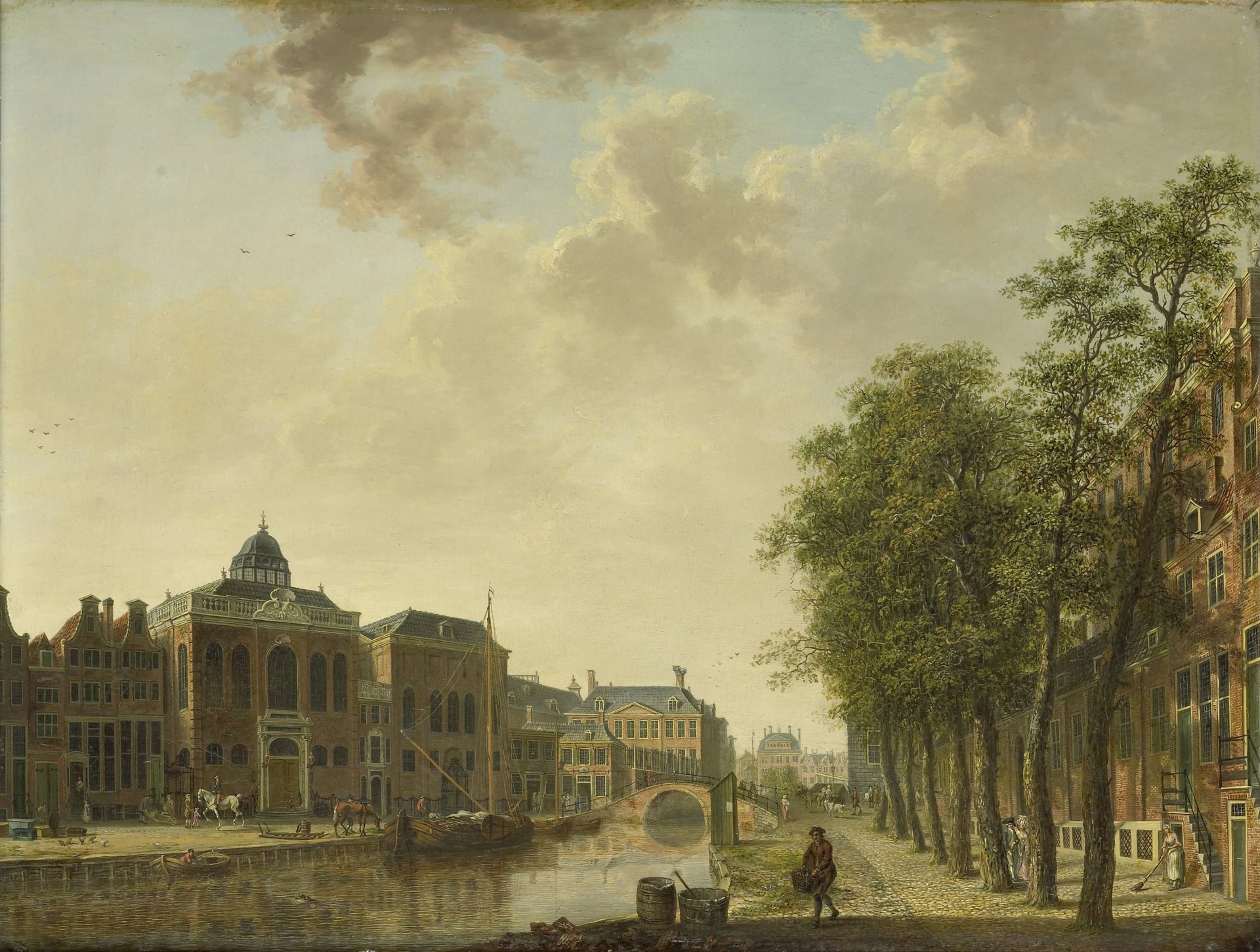 Vue du Houtmarkt à Amsterdam - Hendrik Keun