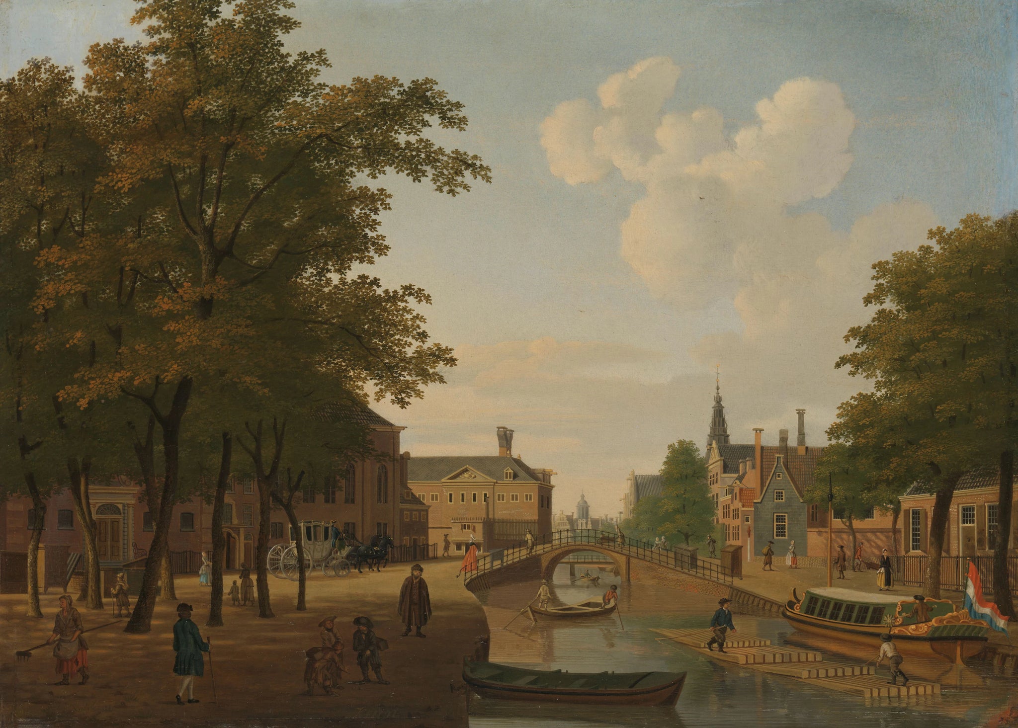 Vue du Houtmarkt à Amsterdam - Hendrik Keun