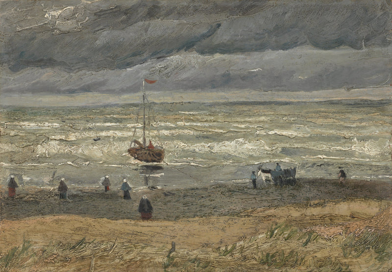 วิวทะเลที่เชฟเวนิงเกน - Vincent van Gogh
