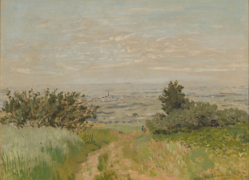 ทิวทัศน์ของที่ราบ Argenteuil เนินเขา Sannois W220 - Claude Monet