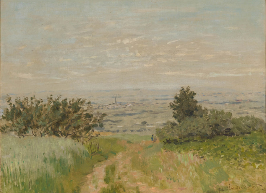 วิวทุ่งราบที่อาร์ฌ็องตอย, เนินเขาซันนัวส์ - Claude Monet