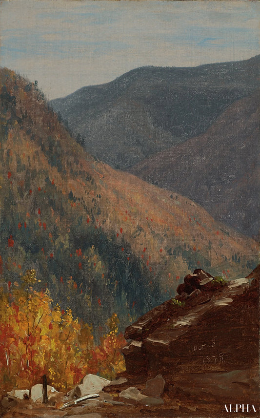 Vue près de Kauterskill Cove - Sanford Robinson Gifford - Reproductions de tableaux et peintures haut de gamme