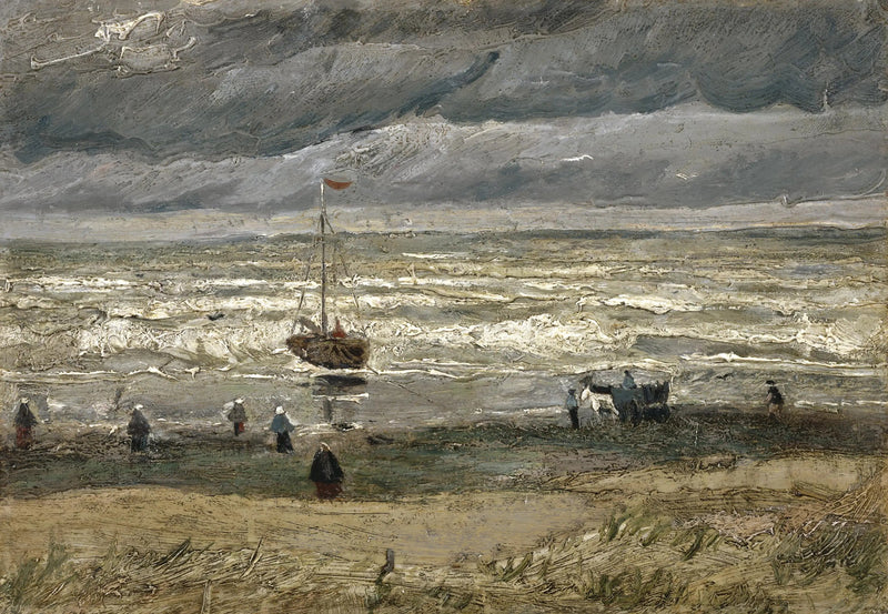 วิวทะเลที่เชฟเวนิงเกน - Vincent van Gogh