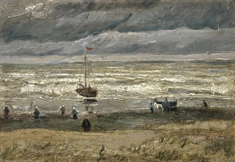 วิวทะเลที่เชฟเวนิงเกน - Vincent van Gogh