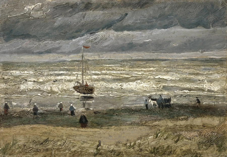 วิวทะเลที่เชฟเวนิงเกน - Vincent van Gogh