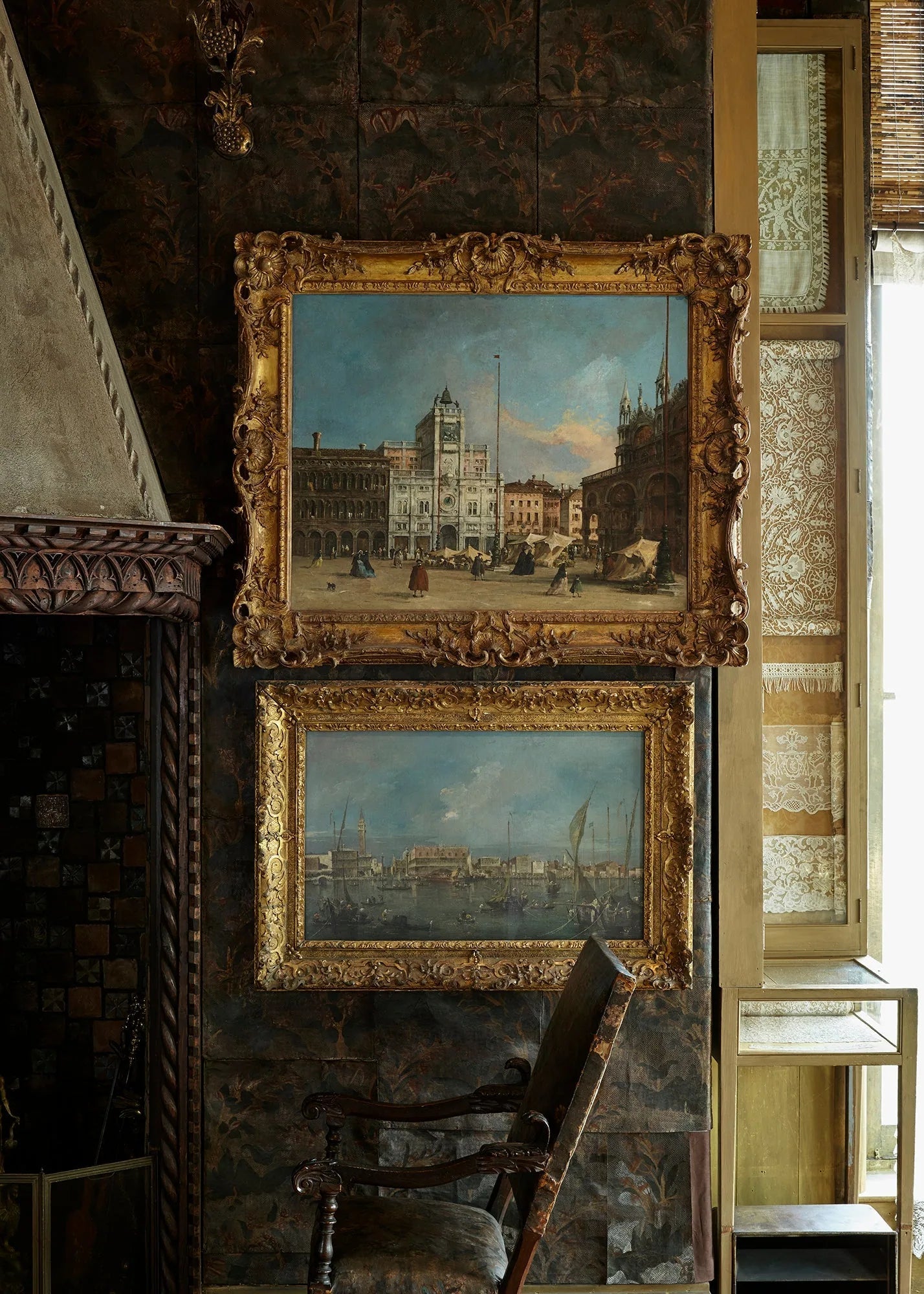 Vue sur la Riva degli Schiavoni et la Piazzetta - Francesco Guardi image 1 reproduction de peinture à l’huile