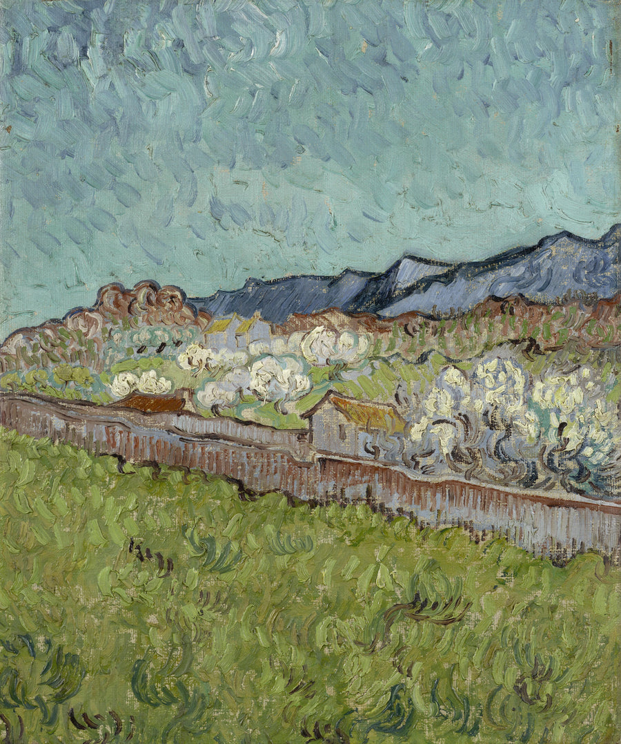 วิวภูเขาแอลปิลส์ - Vincent van Gogh