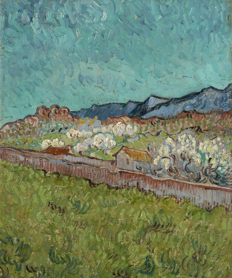 วิวภูเขาแอลปิลส์ - Vincent van Gogh