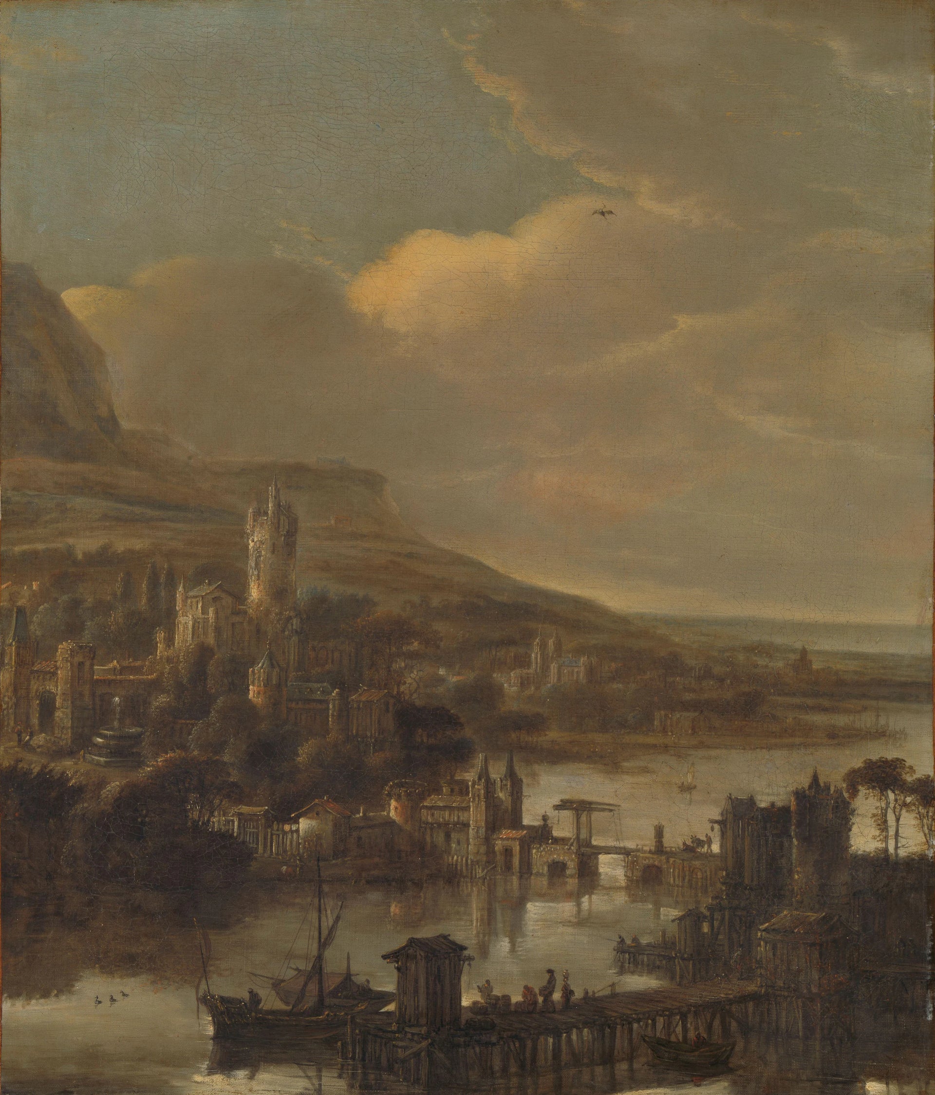 Vue sur la rivière - Jacob de Wet