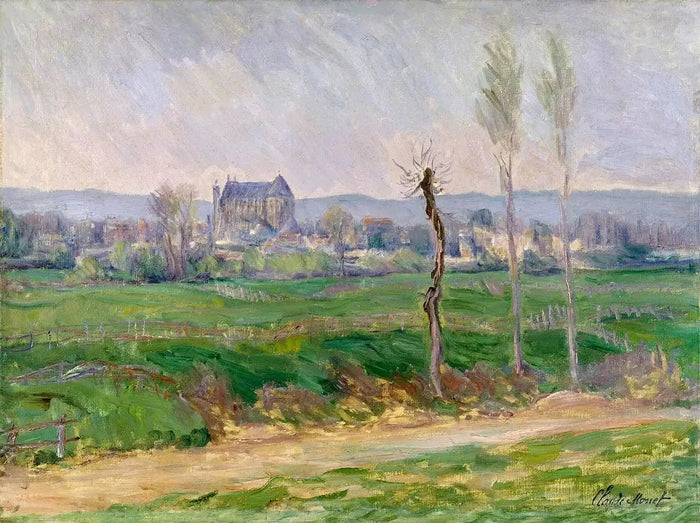 ทิวทัศน์ของ Vernon W1061 - Claude Monet