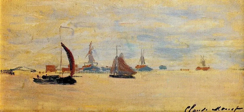 ทิวทัศน์ของ Voorzaan W176 - Claude Monet