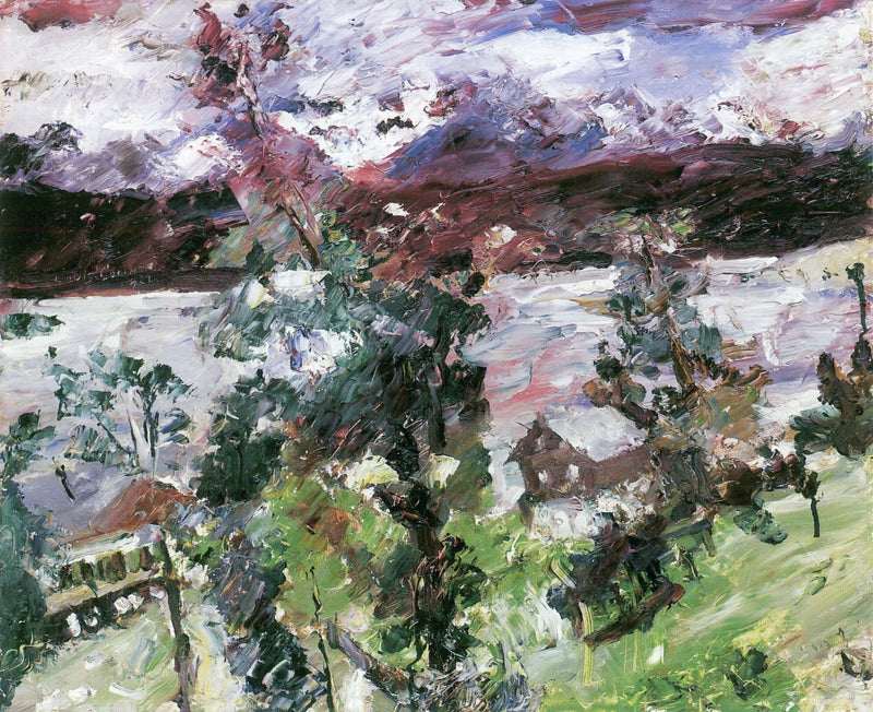 Walchensee, Neuschnee - Lovis Corinth