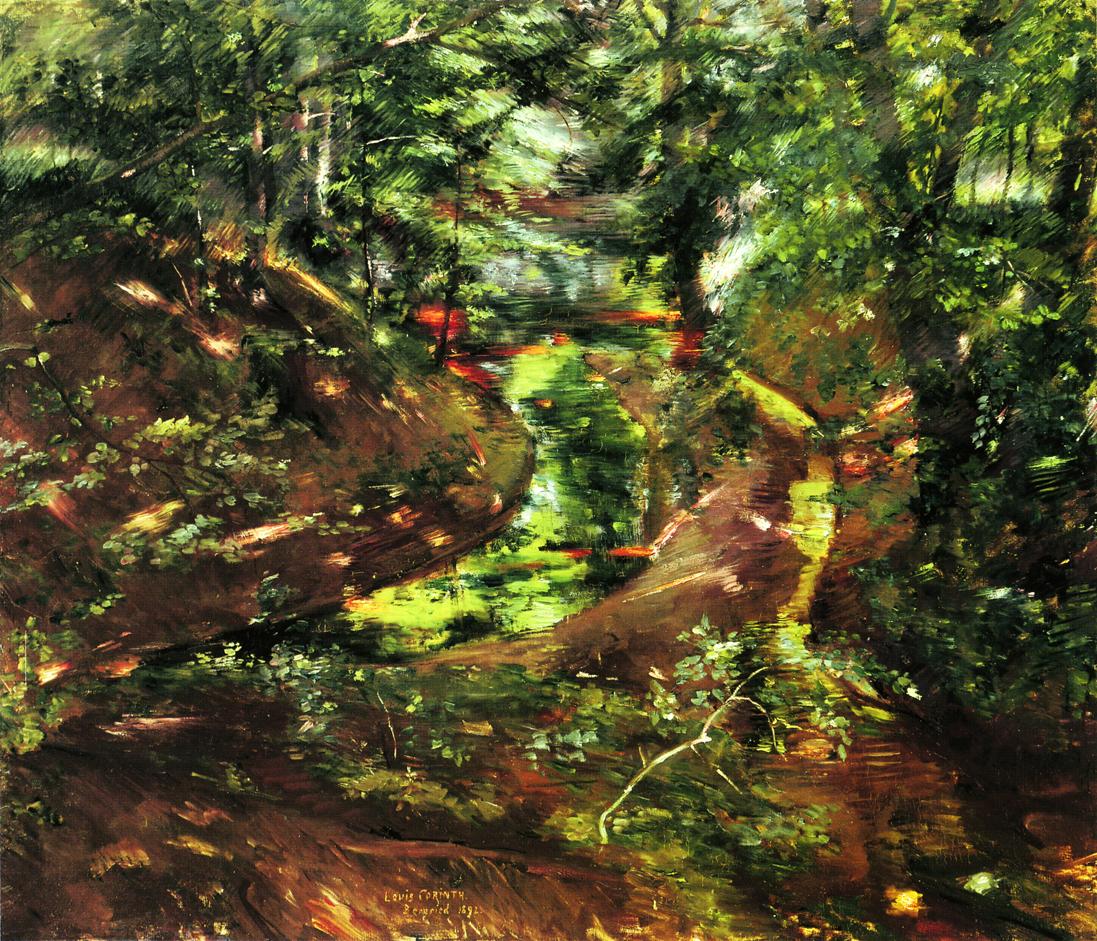 Waldinneres bei Bernried - Lovis Corinth image 1 reproduction de peinture à l’huile