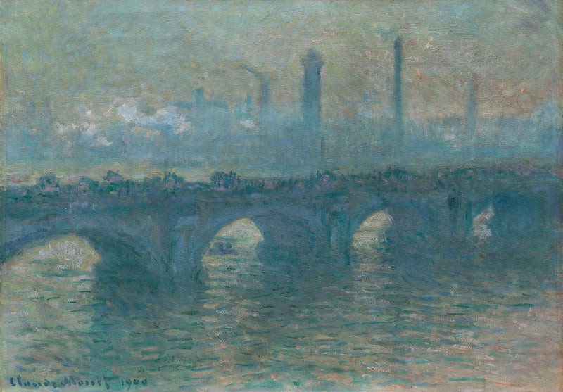 สะพานวอเตอร์ลู, อากาศครึ้ม - Claude Monet