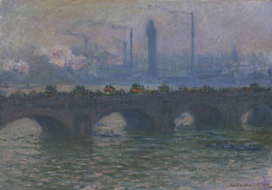 สะพานวอเตอร์ลู - Claude Monet