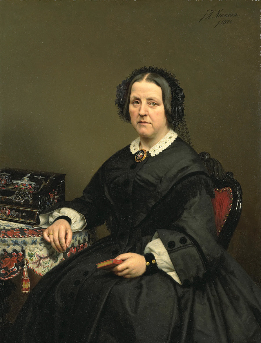 Wilhelmina Margaretha van den Bosch (1807-74). Épouse de Gérard Johan Verloren van Themaat - Johan Heinrich Neuman