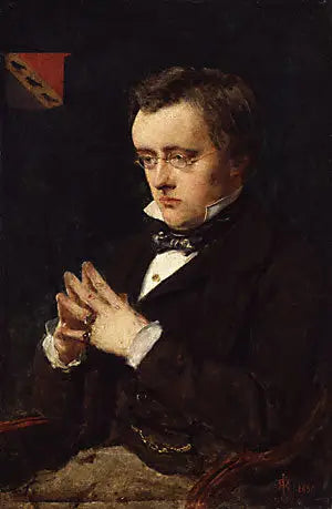 Wilkie Collins - John Everett Millais image 1 copie peinte à la main à l’huile