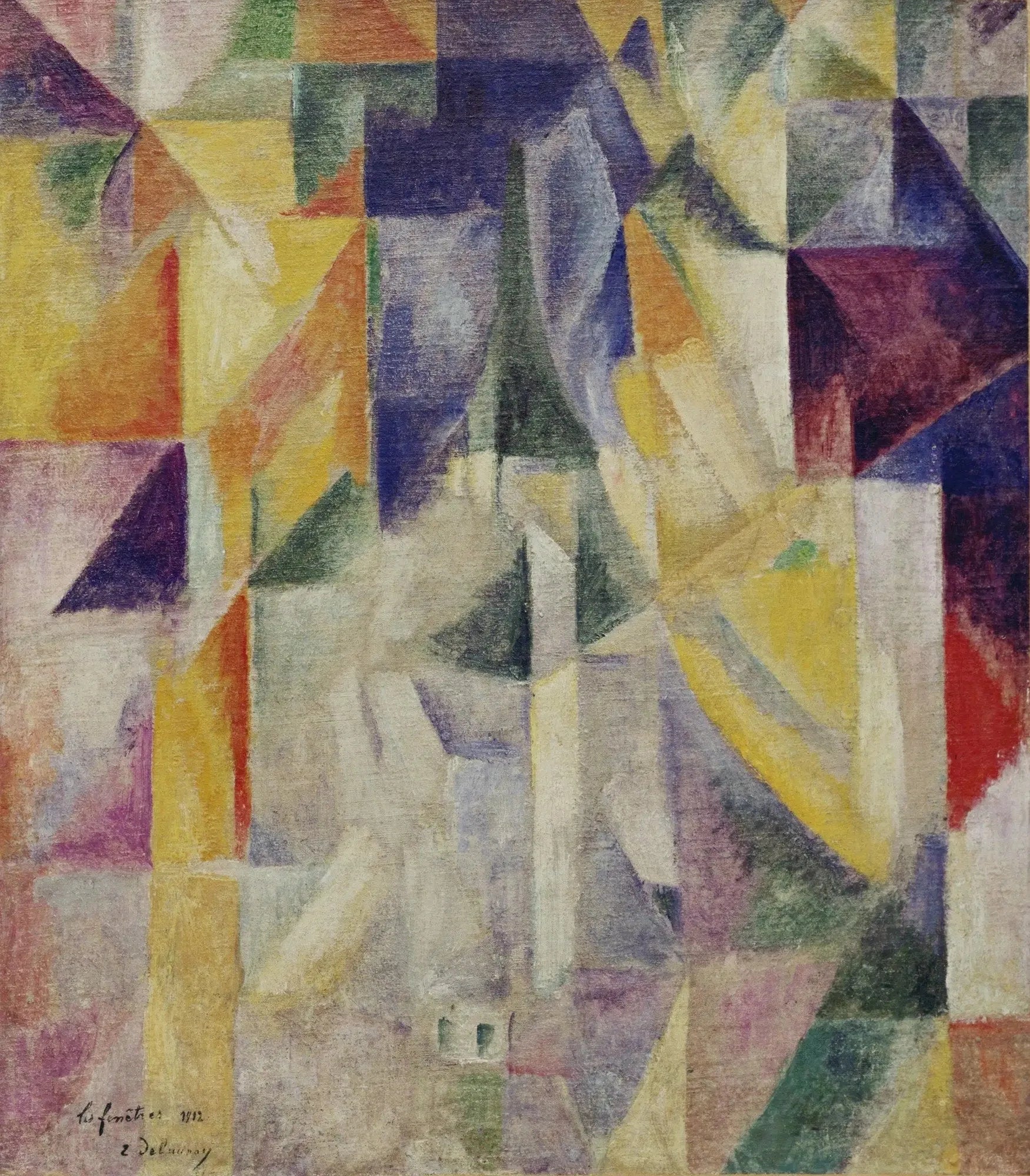 Windows - Robert Delaunay image 1 tableau peint à l’huile sur toile