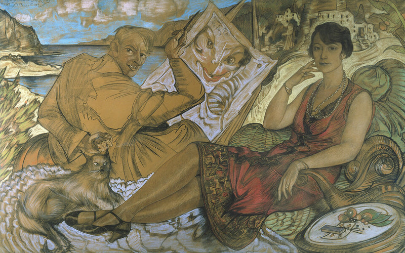 Portrait de Maryla Grossmanowa - Stanisław Ignacy Witkiewicz