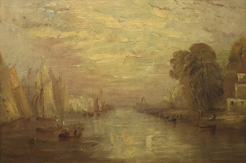 การแล่นเรือยอชท์ที่ Cowes - J. M. W. Turner