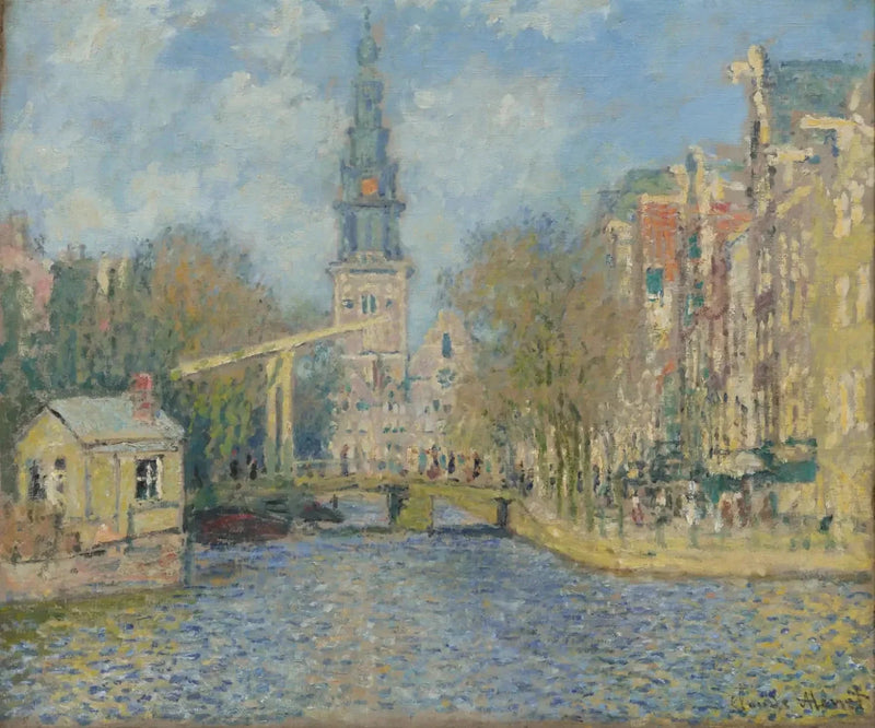 Zuiderkerk ในอัมสเตอร์ดัม W309 - Claude Monet